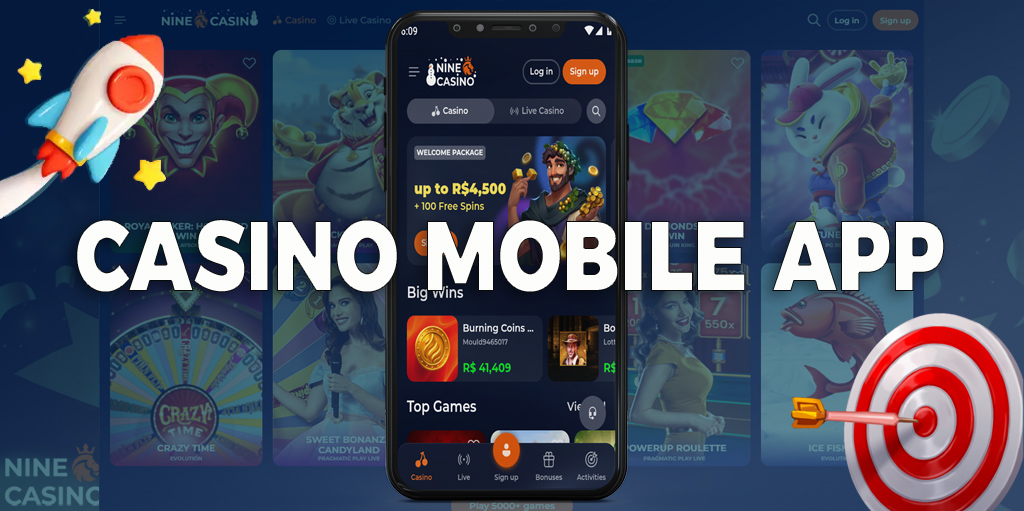 Nine Win Casino games are always at your fingertips with the mobile app.