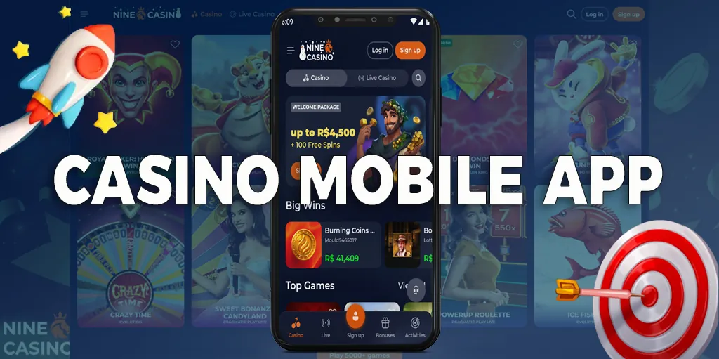 Nine Win Casino games are always at your fingertips with the mobile app.